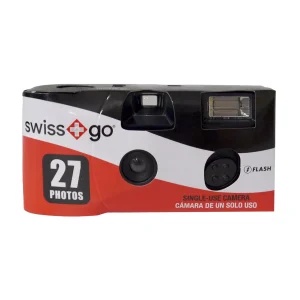 swiss+go cámara desechable 400-27 con flash ISO 400