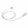 Cable Usb - SBS USB A a iPhone Dock conector macho 1,5 mts. Blanco