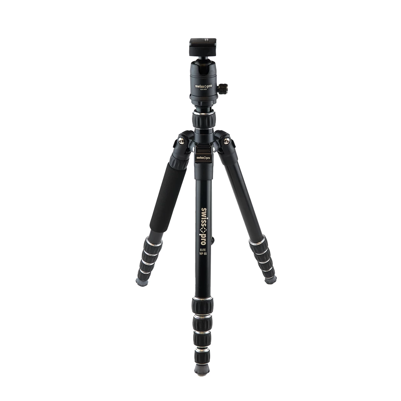 Trípode swiss+pro ELITE VIP-85 con rótula de bola y zapata Trípode swiss+pro ELITE VIP-85 con rótula de bola y zapata