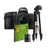 Nikon Z50 Cámara Evil con Objetivo DX 16-50mm VR + Kit SD2