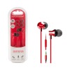 Auricular In-Ear con micrófono AIWA ESTM-50BK Rojo