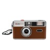 Agfa Cámara Analógica 35mm con Flash marrón + Bolsa