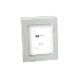 Marco Fotos Madera Modelo Block 50x70 Blanco Vintage