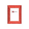 Marco Fotos Madera Modelo Plano 20x25 Rojo