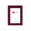 Marco Fotos Madera Modelo Rústica 13x18 Burdeos