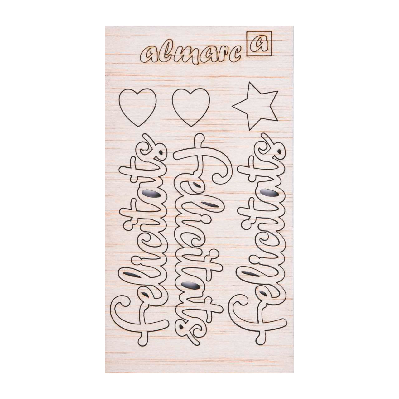 AP Letras Adhesivas de Madera Kit para personalizar Mod. Felicitats AP Letras Adhesivas de Madera Kit para personalizar Mod. Felicitats