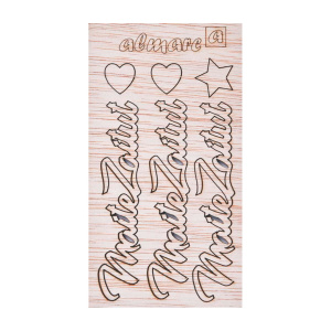 AP Letras Adhesivas de Madera Kit para personalizar Mod. Maite Zaitut