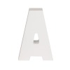 AP Letra Decorativa MDF - Letra A   7x10  Blanca
