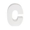 AP Letra Decorativa MDF - Letra C   7x10  Blanca