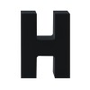 AP Letra Decorativa MDF - Letra H   7x10  Negra