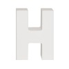 AP Letra Decorativa MDF - Letra H  15x18  Blanca