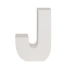 AP Letra Decorativa MDF - Letra J   7x10  Blanca