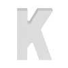 AP Letra Decorativa MDF - Letra K   7x10  Blanca