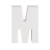 AP Letra Decorativa MDF - Letra M  15x18  Blanca