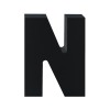 AP Letra Decorativa MDF - Letra N   7x10  Negra