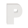 AP Letra Decorativa MDF - Letra P  15x18  Blanca