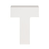 AP Letra Decorativa MDF - Letra T  15x18  Blanca
