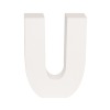 AP Letra Decorativa MDF - Letra U  15x18  Blanca