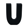 AP Letra Decorativa MDF - Letra U  15x18  Negra