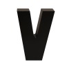 AP Letra Decorativa MDF - Letra V   7x10  Negra