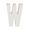 AP Letra Decorativa MDF - Letra W   7x10  Blanca
