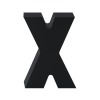 AP Letra Decorativa MDF - Letra X   7x10  Negra