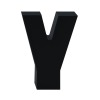 AP Letra Decorativa MDF - Letra Y   7x10  Negra