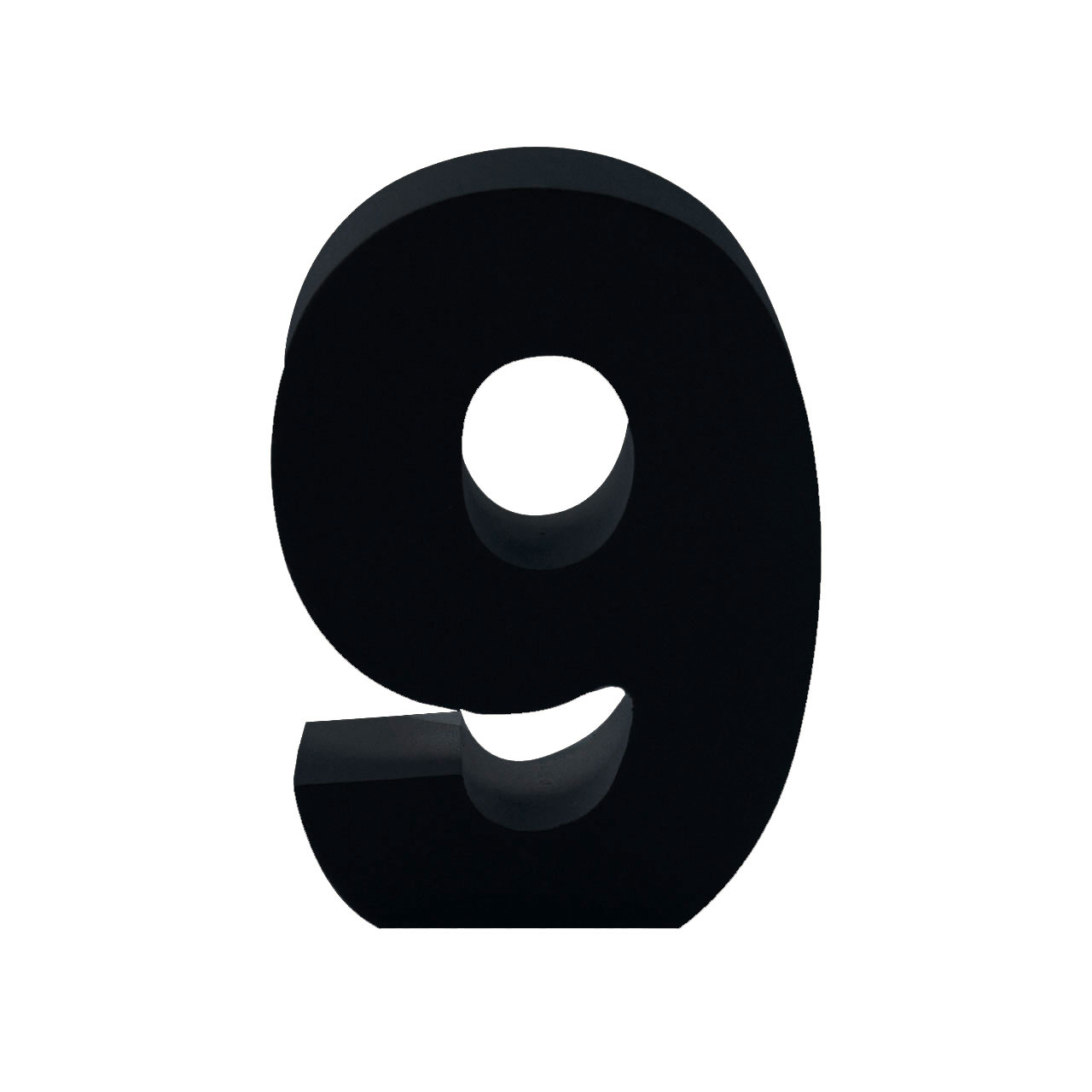 AP Letra Decorativa MDF - núm. 9 7x10 Negra AP Letra Decorativa MDF - núm. 9 7x10 Negra