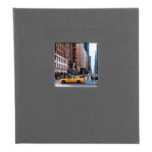 Goldbuch Bella Vista Album de Pegar 30x31 cm 60 hojas blancas Gris