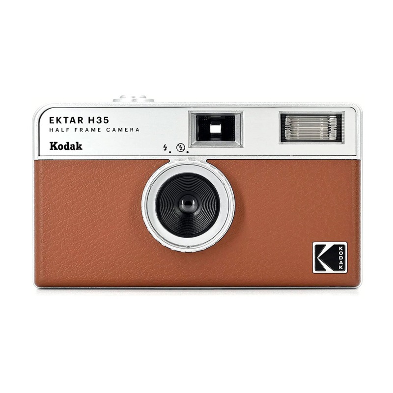 KODAK EKTAR H35 – Fotocamera 35 Mm Riutilizzabile, Leggera E Senza Messa A Fuoco – Colore Sabbia Con 2 Pellicole 24 Esposizioni