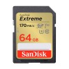 SanDisk Tarjeta Memoria SDXC  64Gb Sandisk Extreme 170 Mb/s V30 UHS-I U3