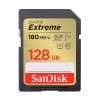 SanDisk Tarjeta Memoria SDXC 128Gb Sandisk Extreme 180 Mb/s V30 UHS-I U3