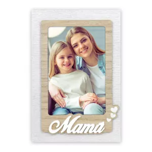 Zep Sandra ES Marco Fotos Madera 10x15 cm Blanco