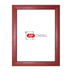 Marco Fotos Madera Modelo Euro 15x20 Rojo