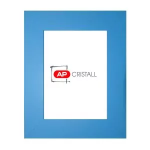 Marco Fotos Madera Modelo Euro III 24x30 Azul Claro