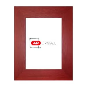 Marco Fotos Madera Modelo Euro III 30x45 Rojo