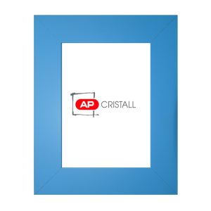 Marco Fotos Madera Modelo Euro III 40x50 Azul Claro