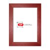 Marco Fotos Madera Modelo Euro II 40x50 Rojo