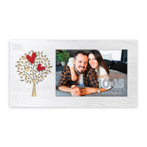 Zep Lucia Horizontal Marco Fotos Madera  10x15 cm Blanco