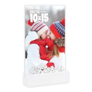 Zep Dobbiaco Marco Fotos Madera-Acrílico 10x15 cm Vertical Blanco Navidad