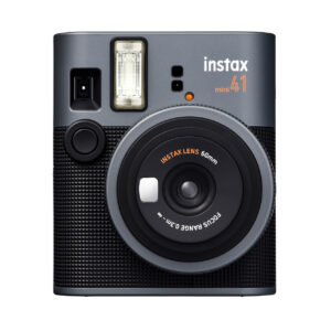Fujifilm Instax Mini 41 negra – cámara instantánea con espejo selfie