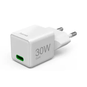 Hama cargador mini blanco 30W con USB-C Power Delivery y USB-A Quick Charge