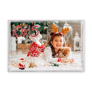 Zep Shake Frame Marco Fotos Plástico 10x15 cm Pack 6 u. Navidad