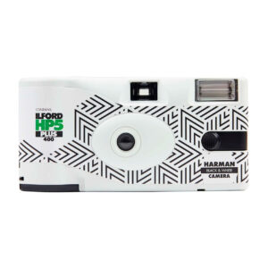 Ilford HP5+ cámara desechable con flash blanco y negro ISO 400