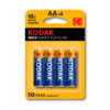 Kodak Max KAA Pilas AA Pack 4 uds