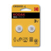 Kodak Max Pilas CR 2032 3v Pack 2 uds