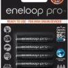 Pila AAA Panasonic Eneloop Pro Recargable R3 Ni-MH 930mAh 1,2V Pack 4u