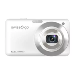Swiss+Go SG55 cámara compacta blanca 8 MP con zoom 12x y vídeo 4K
