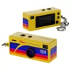 Swiss+Go mini cámara compacta digital amarilla tipo llavero