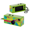 Swiss+Go mini cámara compacta digital verde tipo llavero